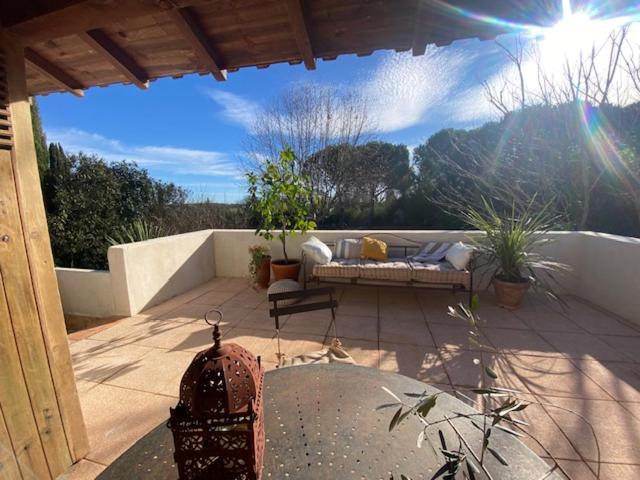 Petit Mas Calme Typique Du Sud ! Villa Valergues Luaran gambar