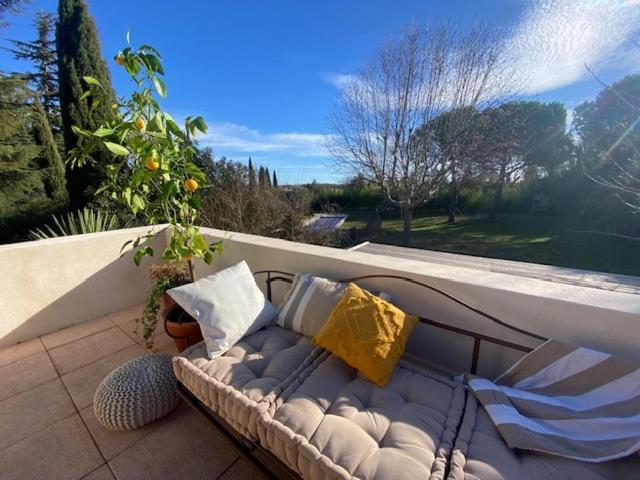 Petit Mas Calme Typique Du Sud ! Villa Valergues Luaran gambar